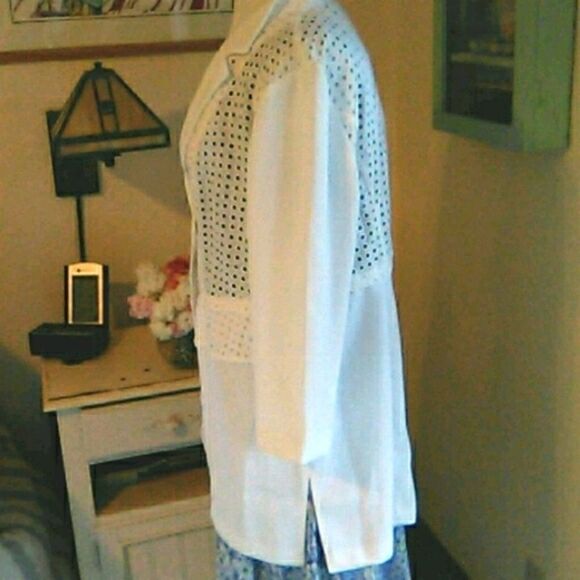 NWT Chico's Eyelet Jacket - Picture 6 of 11